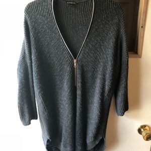 Express half zip sweater